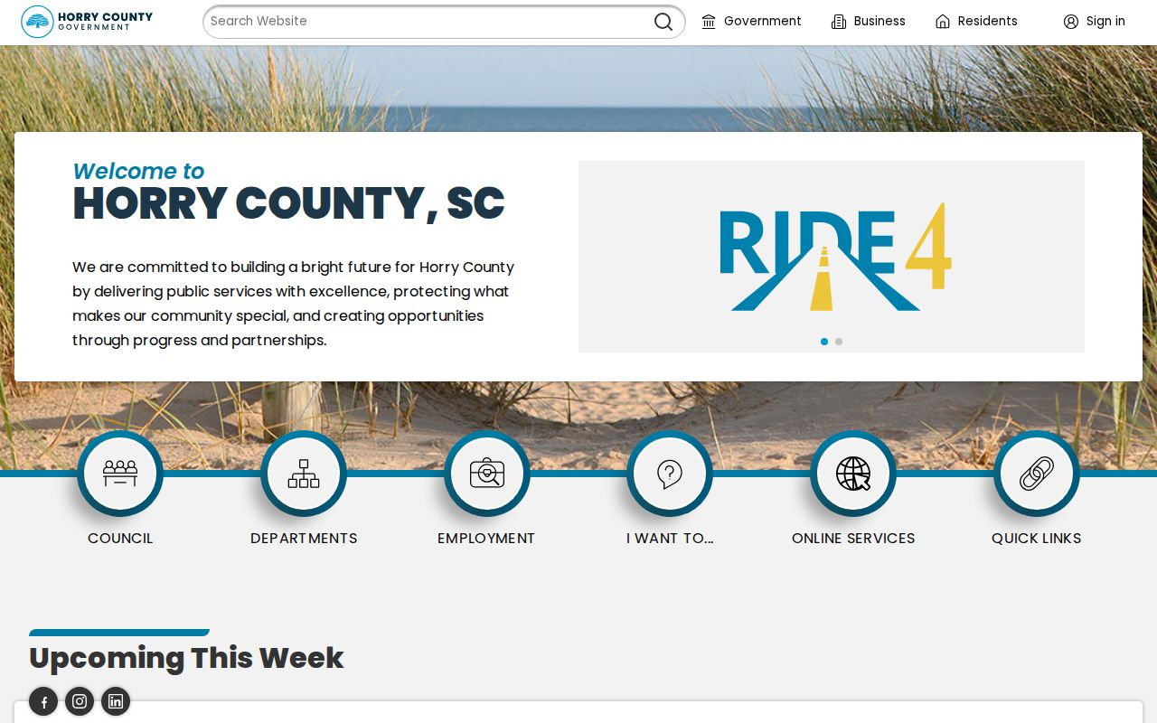 Horry County criminal history government records directory